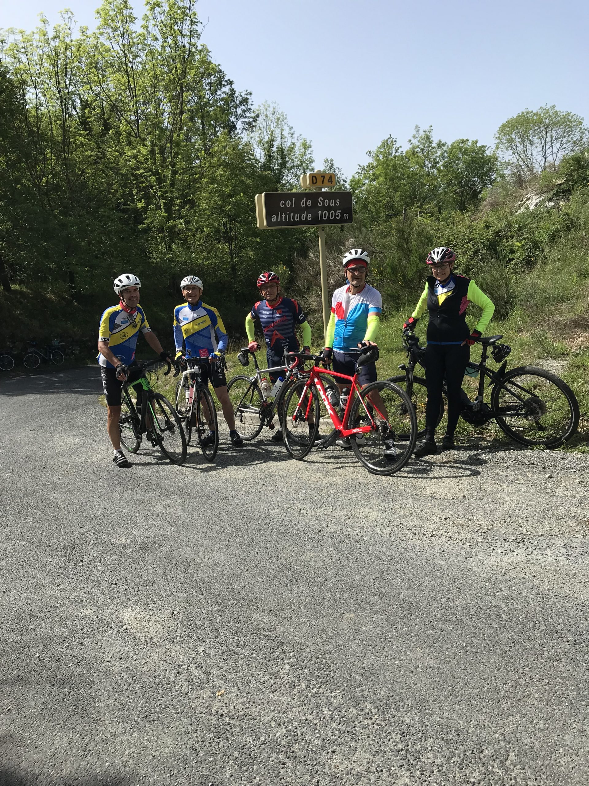 Vélo ROUTE groupes I, Il et III